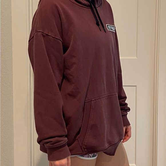 Ivy Park Women's Burgundy Hoodie Sweatshirt - Picture 2 of 12